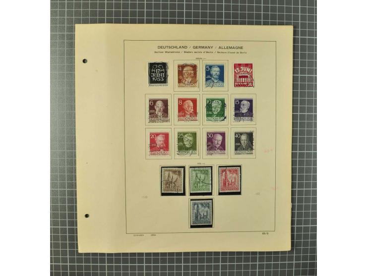 1948/1990 postfrische, ungebrauchte und gestempelte Partie, dabei zwei kpl. postfrische Sammlungen, alles mehrfach mit u.a. M