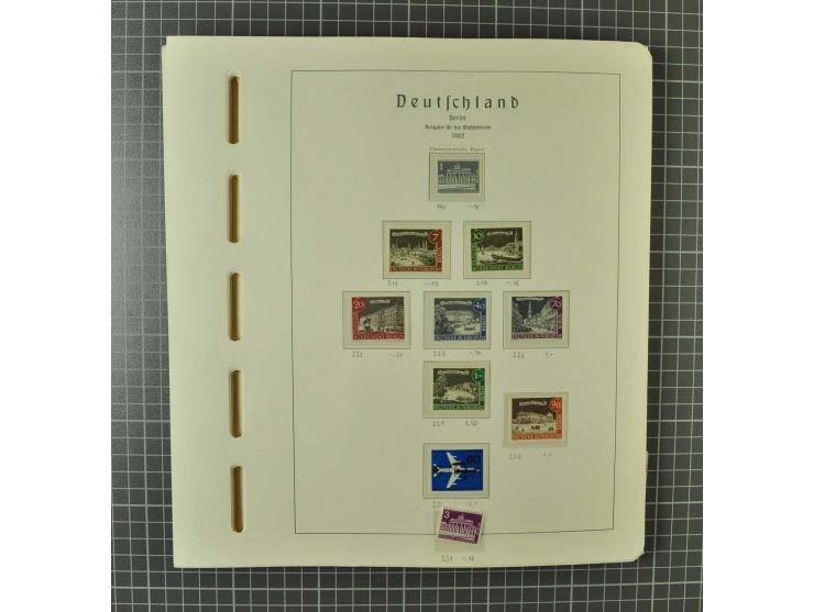 1948/1990 postfrische, ungebrauchte und gestempelte Partie, dabei zwei kpl. postfrische Sammlungen, alles mehrfach mit u.a. M