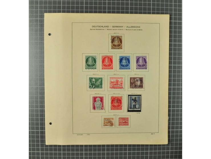 1948/1990 postfrische, ungebrauchte und gestempelte Partie, dabei zwei kpl. postfrische Sammlungen, alles mehrfach mit u.a. M