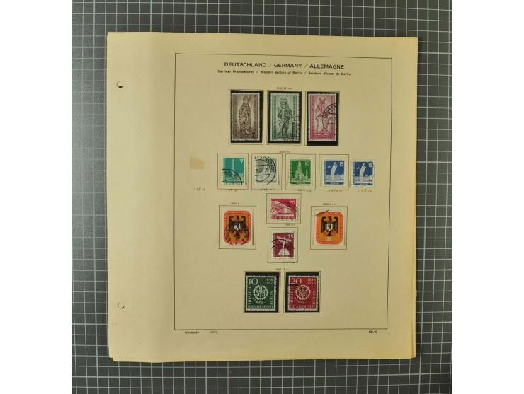 1948/1990 postfrische, ungebrauchte und gestempelte Partie, dabei zwei kpl. postfrische Sammlungen, alles mehrfach mit u.a. M