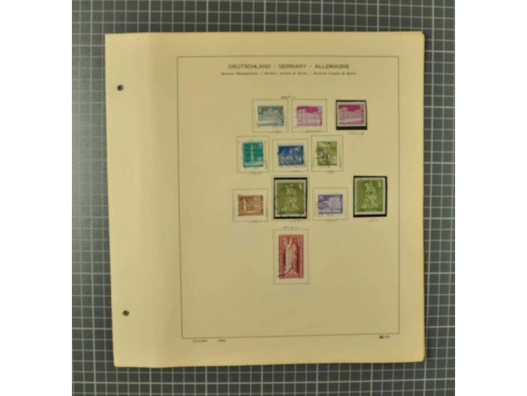 1948/1990 postfrische, ungebrauchte und gestempelte Partie, dabei zwei kpl. postfrische Sammlungen, alles mehrfach mit u.a. M
