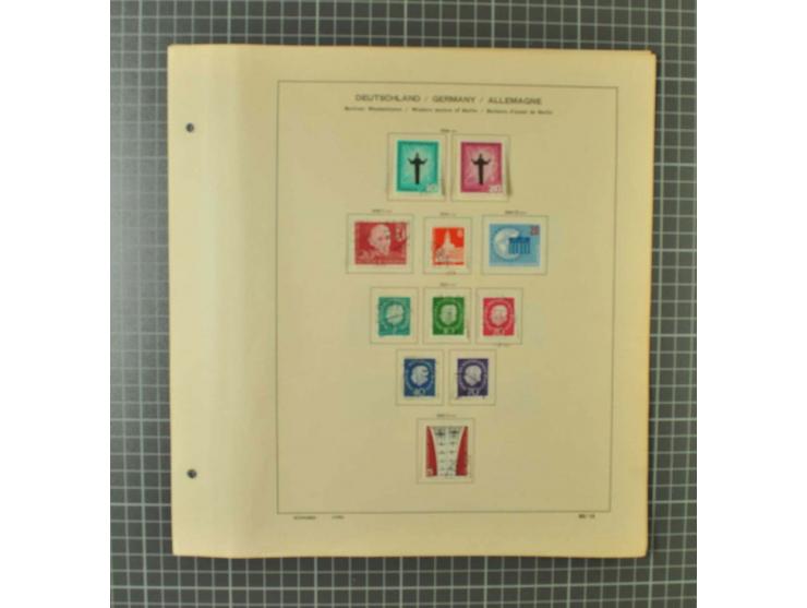 1948/1990 postfrische, ungebrauchte und gestempelte Partie, dabei zwei kpl. postfrische Sammlungen, alles mehrfach mit u.a. M