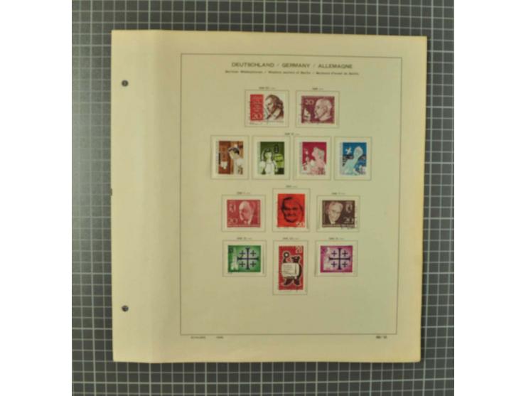 1948/1990 postfrische, ungebrauchte und gestempelte Partie, dabei zwei kpl. postfrische Sammlungen, alles mehrfach mit u.a. M
