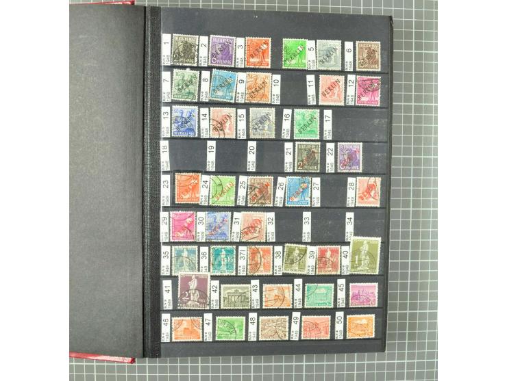 1948/1990 postfrische, ungebrauchte und gestempelte Partie, dabei zwei kpl. postfrische Sammlungen, alles mehrfach mit u.a. M