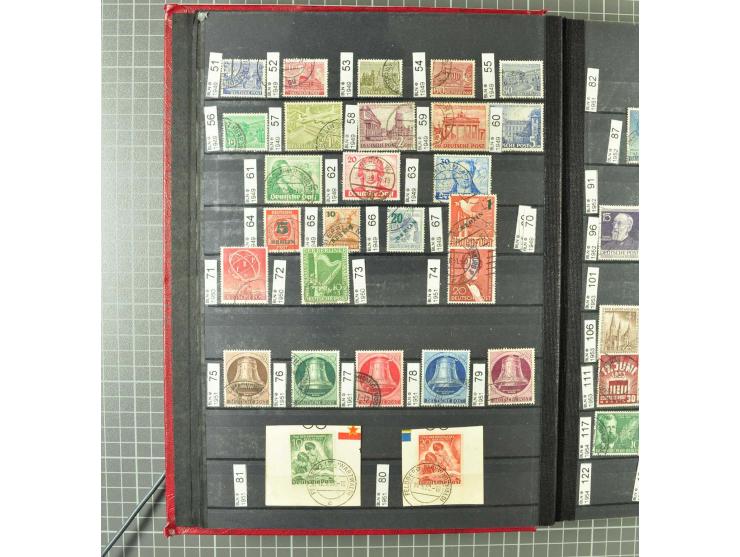 1948/1990 postfrische, ungebrauchte und gestempelte Partie, dabei zwei kpl. postfrische Sammlungen, alles mehrfach mit u.a. M