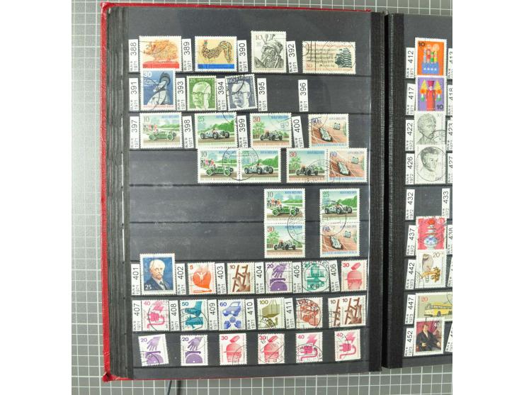 1948/1990 postfrische, ungebrauchte und gestempelte Partie, dabei zwei kpl. postfrische Sammlungen, alles mehrfach mit u.a. M