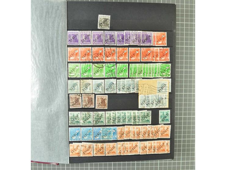 1948/1990 postfrische, ungebrauchte und gestempelte Partie, dabei zwei kpl. postfrische Sammlungen, alles mehrfach mit u.a. M