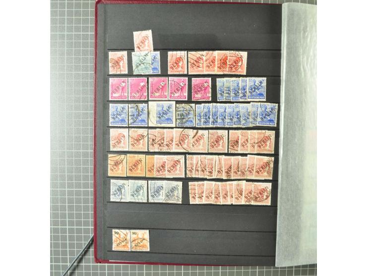 1948/1990 postfrische, ungebrauchte und gestempelte Partie, dabei zwei kpl. postfrische Sammlungen, alles mehrfach mit u.a. M