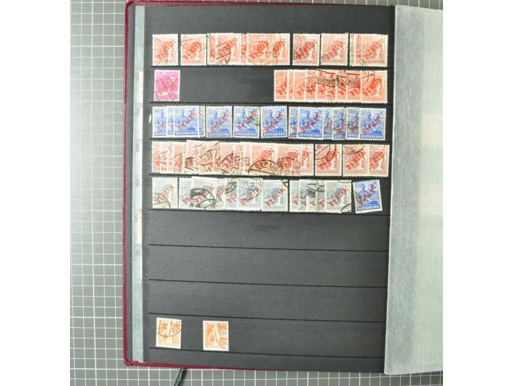1948/1990 postfrische, ungebrauchte und gestempelte Partie, dabei zwei kpl. postfrische Sammlungen, alles mehrfach mit u.a. M