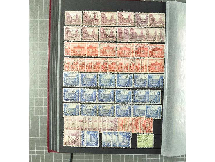 1948/1990 postfrische, ungebrauchte und gestempelte Partie, dabei zwei kpl. postfrische Sammlungen, alles mehrfach mit u.a. M