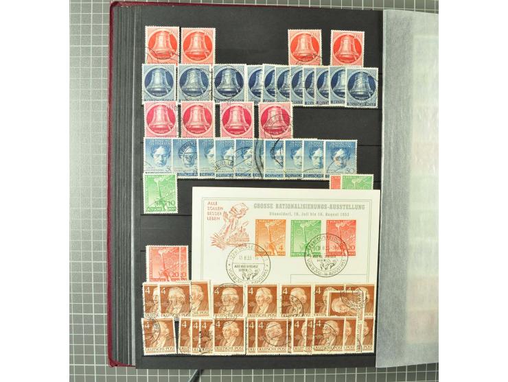 1948/1990 postfrische, ungebrauchte und gestempelte Partie, dabei zwei kpl. postfrische Sammlungen, alles mehrfach mit u.a. M