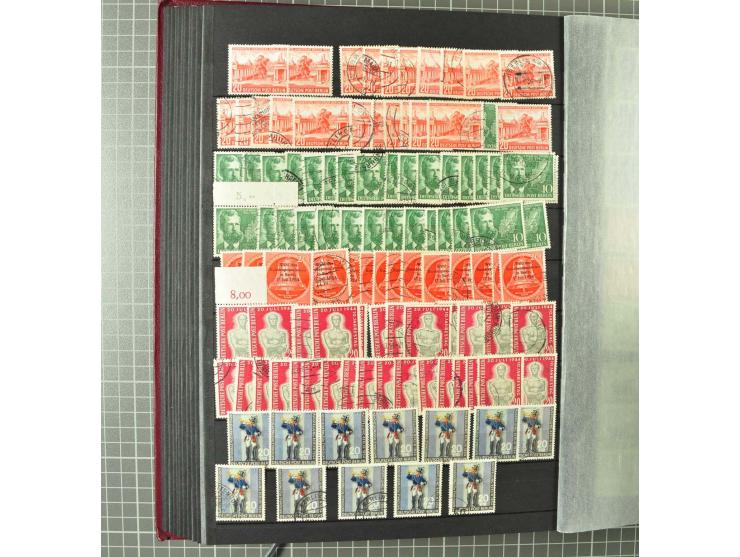 1948/1990 postfrische, ungebrauchte und gestempelte Partie, dabei zwei kpl. postfrische Sammlungen, alles mehrfach mit u.a. M