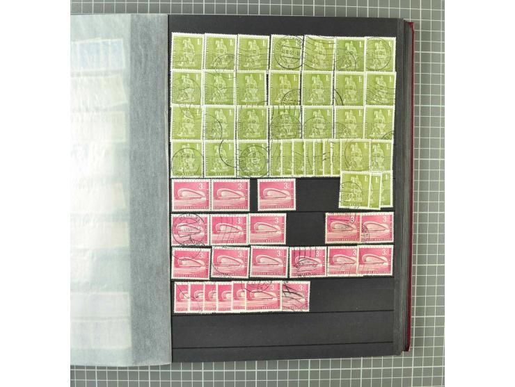 1948/1990 postfrische, ungebrauchte und gestempelte Partie, dabei zwei kpl. postfrische Sammlungen, alles mehrfach mit u.a. M