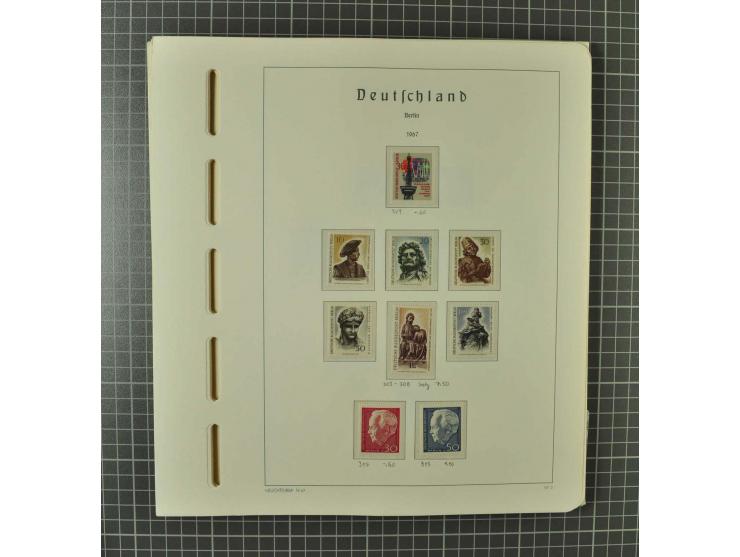 1948/1990 postfrische, ungebrauchte und gestempelte Partie, dabei zwei kpl. postfrische Sammlungen, alles mehrfach mit u.a. M