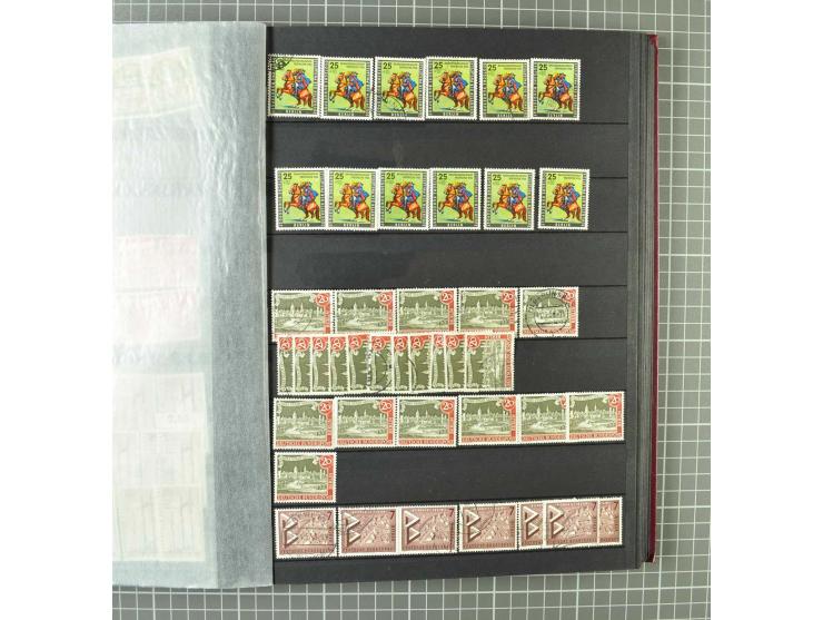 1948/1990 postfrische, ungebrauchte und gestempelte Partie, dabei zwei kpl. postfrische Sammlungen, alles mehrfach mit u.a. M