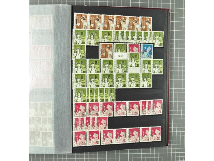 1948/1990 postfrische, ungebrauchte und gestempelte Partie, dabei zwei kpl. postfrische Sammlungen, alles mehrfach mit u.a. M