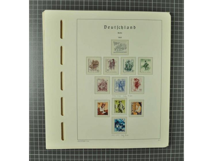 1948/1990 postfrische, ungebrauchte und gestempelte Partie, dabei zwei kpl. postfrische Sammlungen, alles mehrfach mit u.a. M