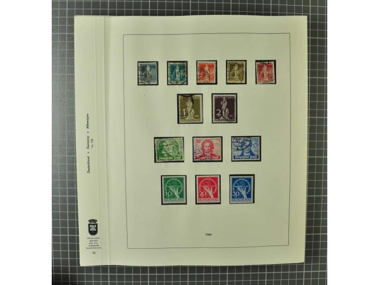 1948/1990 postfrische, ungebrauchte und gestempelte Partie, dabei zwei kpl. postfrische Sammlungen, alles mehrfach mit u.a. M