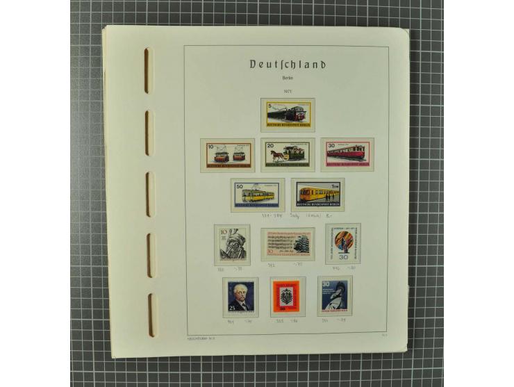 1948/1990 postfrische, ungebrauchte und gestempelte Partie, dabei zwei kpl. postfrische Sammlungen, alles mehrfach mit u.a. M