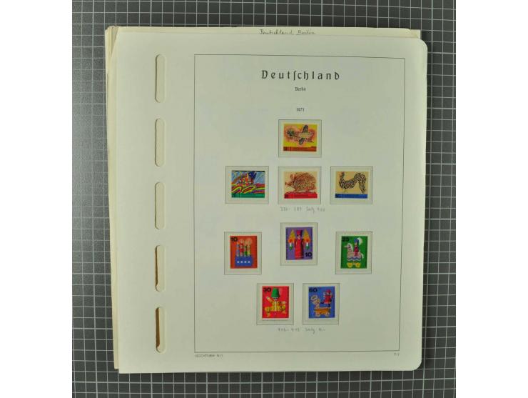 1948/1990 postfrische, ungebrauchte und gestempelte Partie, dabei zwei kpl. postfrische Sammlungen, alles mehrfach mit u.a. M