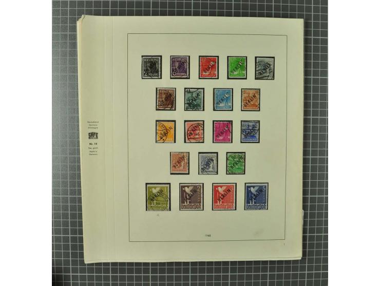 1948/1990 postfrische, ungebrauchte und gestempelte Partie, dabei zwei kpl. postfrische Sammlungen, alles mehrfach mit u.a. M