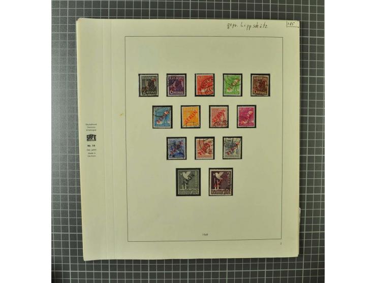 1948/1990 postfrische, ungebrauchte und gestempelte Partie, dabei zwei kpl. postfrische Sammlungen, alles mehrfach mit u.a. M