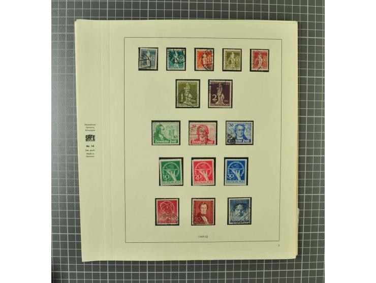 1948/1990 postfrische, ungebrauchte und gestempelte Partie, dabei zwei kpl. postfrische Sammlungen, alles mehrfach mit u.a. M