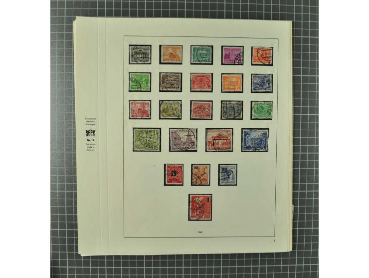 1948/1990 postfrische, ungebrauchte und gestempelte Partie, dabei zwei kpl. postfrische Sammlungen, alles mehrfach mit u.a. M