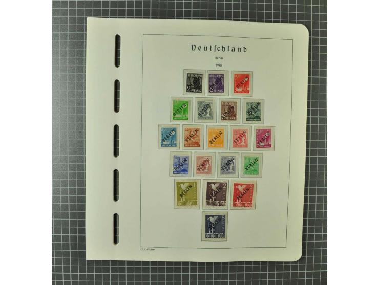 1948/1990 postfrische, ungebrauchte und gestempelte Partie, dabei zwei kpl. postfrische Sammlungen, alles mehrfach mit u.a. M