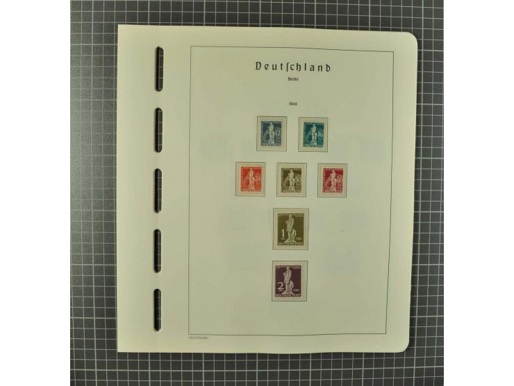 1948/1990 postfrische, ungebrauchte und gestempelte Partie, dabei zwei kpl. postfrische Sammlungen, alles mehrfach mit u.a. M