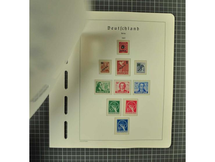 1948/1990 postfrische, ungebrauchte und gestempelte Partie, dabei zwei kpl. postfrische Sammlungen, alles mehrfach mit u.a. M