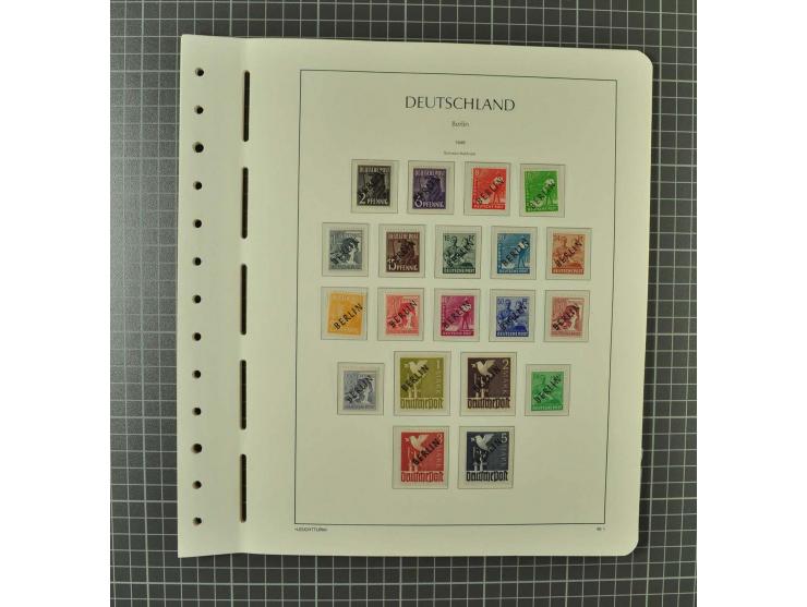1948/1990 postfrische, ungebrauchte und gestempelte Partie, dabei zwei kpl. postfrische Sammlungen, alles mehrfach mit u.a. M