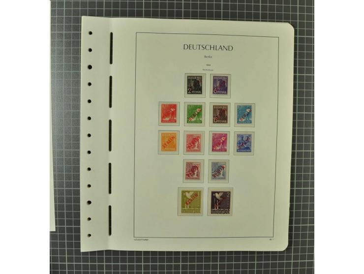 1948/1990 postfrische, ungebrauchte und gestempelte Partie, dabei zwei kpl. postfrische Sammlungen, alles mehrfach mit u.a. M