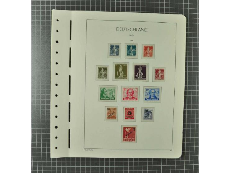 1948/1990 postfrische, ungebrauchte und gestempelte Partie, dabei zwei kpl. postfrische Sammlungen, alles mehrfach mit u.a. M