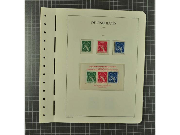 1948/1990 postfrische, ungebrauchte und gestempelte Partie, dabei zwei kpl. postfrische Sammlungen, alles mehrfach mit u.a. M