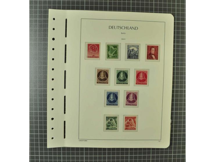 1948/1990 postfrische, ungebrauchte und gestempelte Partie, dabei zwei kpl. postfrische Sammlungen, alles mehrfach mit u.a. M