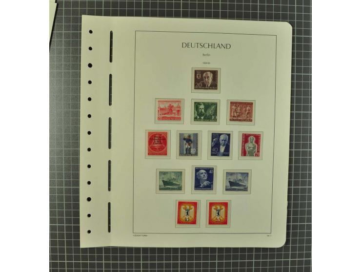 1948/1990 postfrische, ungebrauchte und gestempelte Partie, dabei zwei kpl. postfrische Sammlungen, alles mehrfach mit u.a. M