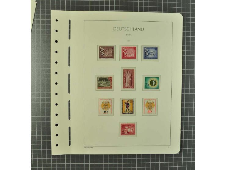 1948/1990 postfrische, ungebrauchte und gestempelte Partie, dabei zwei kpl. postfrische Sammlungen, alles mehrfach mit u.a. M