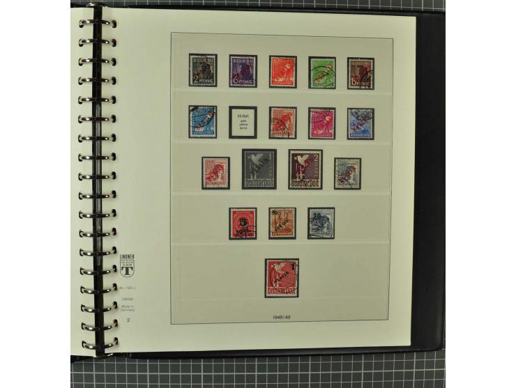 1948/1990 postfrische, ungebrauchte und gestempelte Partie, dabei zwei kpl. postfrische Sammlungen, alles mehrfach mit u.a. M