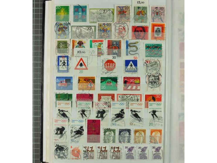 1949/2000 postfrische, ungebrauchte und gestempelte Partie, dabei Posthorn postfrisch sign. Schlegel BPP sowie einmal ungebra