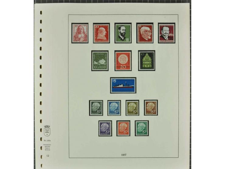 1949/2000 postfrische, ungebrauchte und gestempelte Partie, dabei Posthorn postfrisch sign. Schlegel BPP sowie einmal ungebra