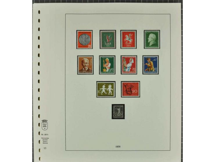 1949/2000 postfrische, ungebrauchte und gestempelte Partie, dabei Posthorn postfrisch sign. Schlegel BPP sowie einmal ungebra