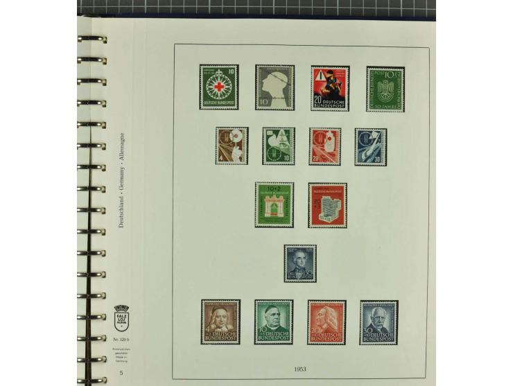 1949/2000 postfrische, ungebrauchte und gestempelte Partie, dabei Posthorn postfrisch sign. Schlegel BPP sowie einmal ungebra