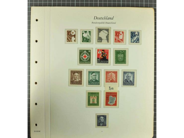 1949/2000 postfrische, ungebrauchte und gestempelte Partie, dabei Posthorn postfrisch sign. Schlegel BPP sowie einmal ungebra