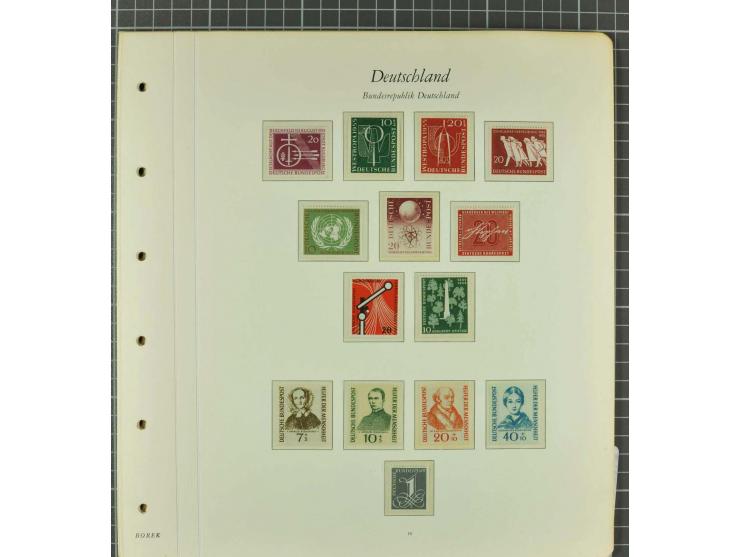 1949/2000 postfrische, ungebrauchte und gestempelte Partie, dabei Posthorn postfrisch sign. Schlegel BPP sowie einmal ungebra