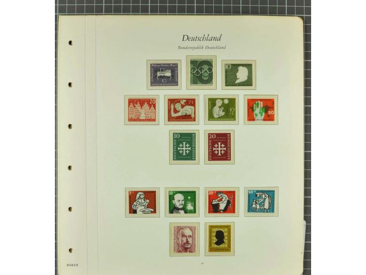 1949/2000 postfrische, ungebrauchte und gestempelte Partie, dabei Posthorn postfrisch sign. Schlegel BPP sowie einmal ungebra