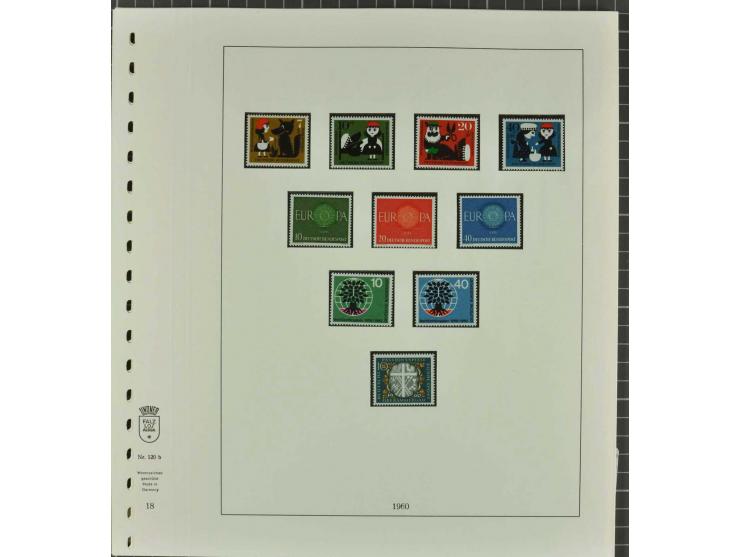 1949/2000 postfrische, ungebrauchte und gestempelte Partie, dabei Posthorn postfrisch sign. Schlegel BPP sowie einmal ungebra