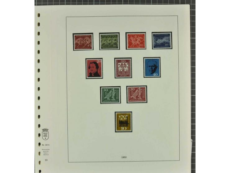 1949/2000 postfrische, ungebrauchte und gestempelte Partie, dabei Posthorn postfrisch sign. Schlegel BPP sowie einmal ungebra