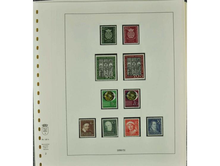 1949/2000 postfrische, ungebrauchte und gestempelte Partie, dabei Posthorn postfrisch sign. Schlegel BPP sowie einmal ungebra