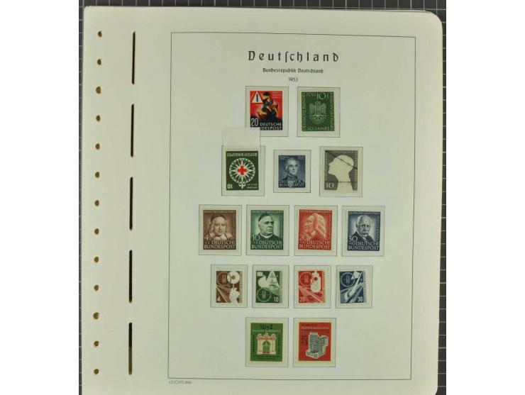 1949/2000 postfrische, ungebrauchte und gestempelte Partie, dabei Posthorn postfrisch sign. Schlegel BPP sowie einmal ungebra